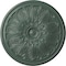 Ekena Millwork Bordeaux Ceiling Medallion (Fits Canopies up to 3 1/4"), 22 5/8"OD x 1 3/4"P, Cloud Burst CM22BOCBF - alternate 1